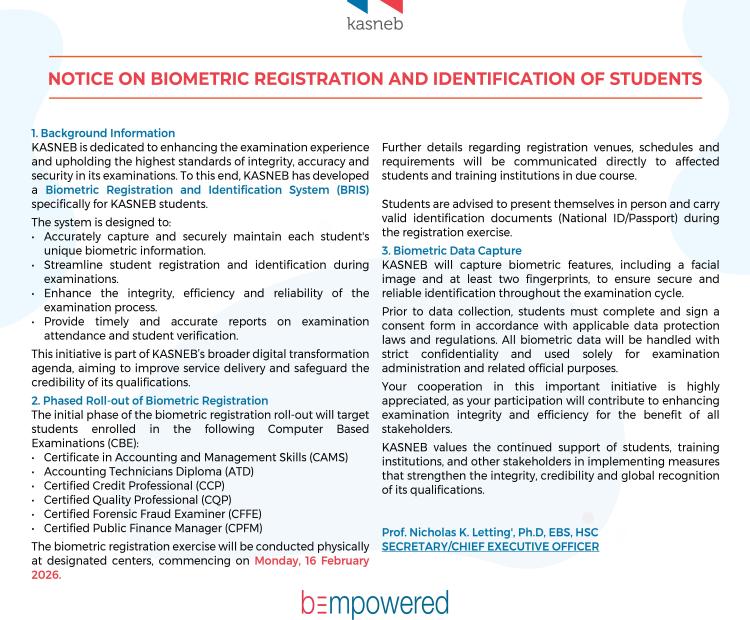 Biometric Registration